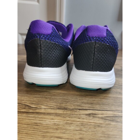 Nike Women's Revolution 3 Running Shoes. Black/Purple; Size US 11 - Picture 14 of 16